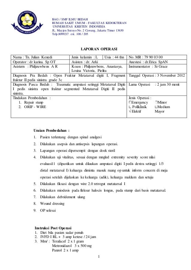 Contoh Surat Hasil Visum Et Repertum  Contoh Surat