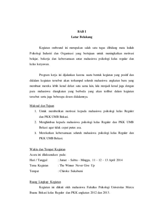 Laporan outbound Laporan outbound