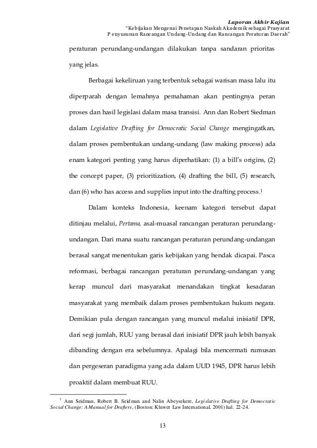 Laporan Pasca Seminar Na 19 Des 07 Tentang Kajian Tahun 2007