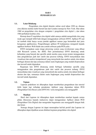 Laporan Praktikum PCD (Pengolahan Citra Digital) menggunakan software ...