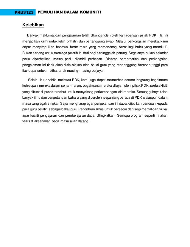 laporan pdk 12 638