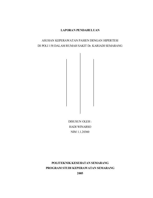 Laporan Pendahuluan Askep Keluarga Dengan Hipertensi Seputar Laporan