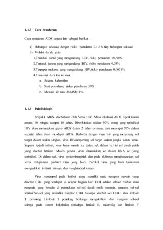 Laporan pendahuluan hiv | DOCX