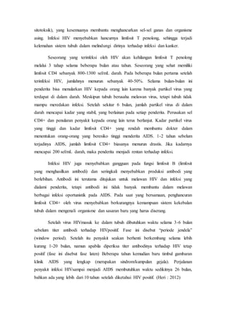 Laporan pendahuluan hiv | DOCX