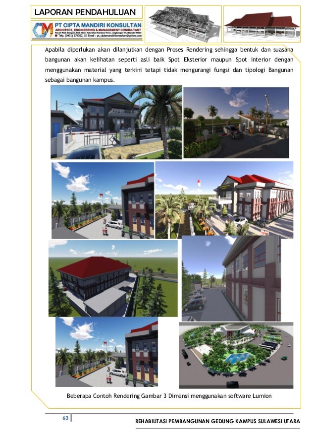 Laporan Pendahuluan Konsep Perencanaan Bangunan