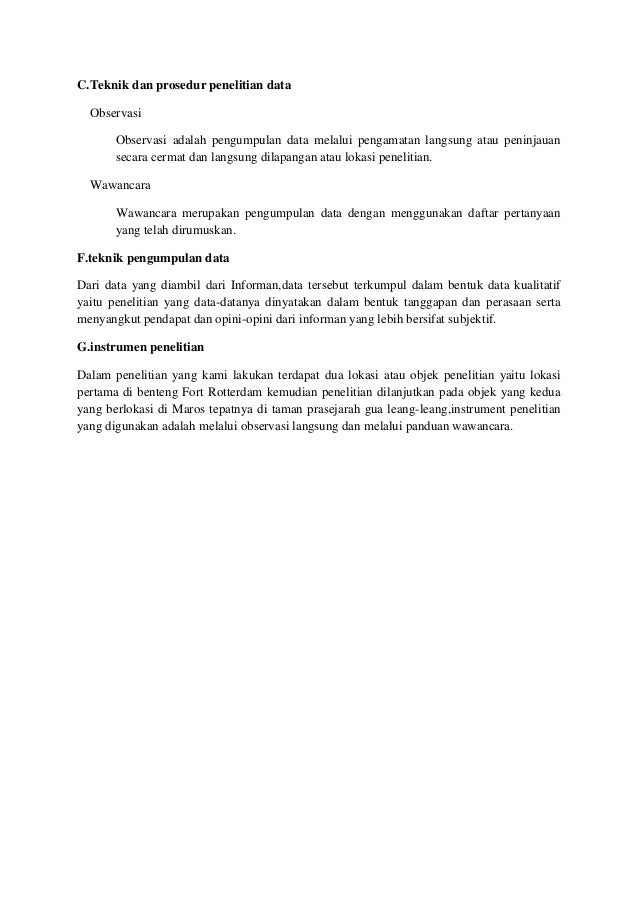 Laporan Penelitian Sejarah