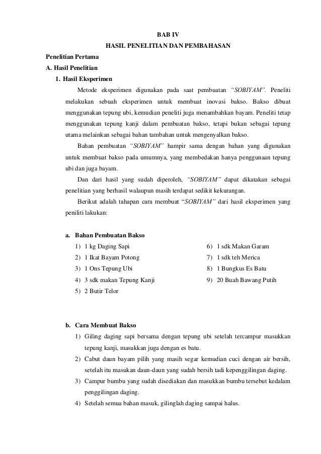 Contoh Laporan Wawancara Pedagang Bakso Seputar Laporan