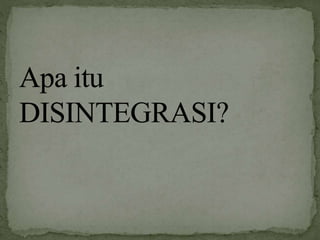 Laporan penelitian sosiologi
