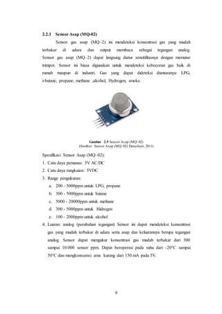 Air Sensor Asap ALAT PEDETEKSI ORANG MEROKOK DALAM TOILET MENGGUNAKAN SENSOR ASAP ...