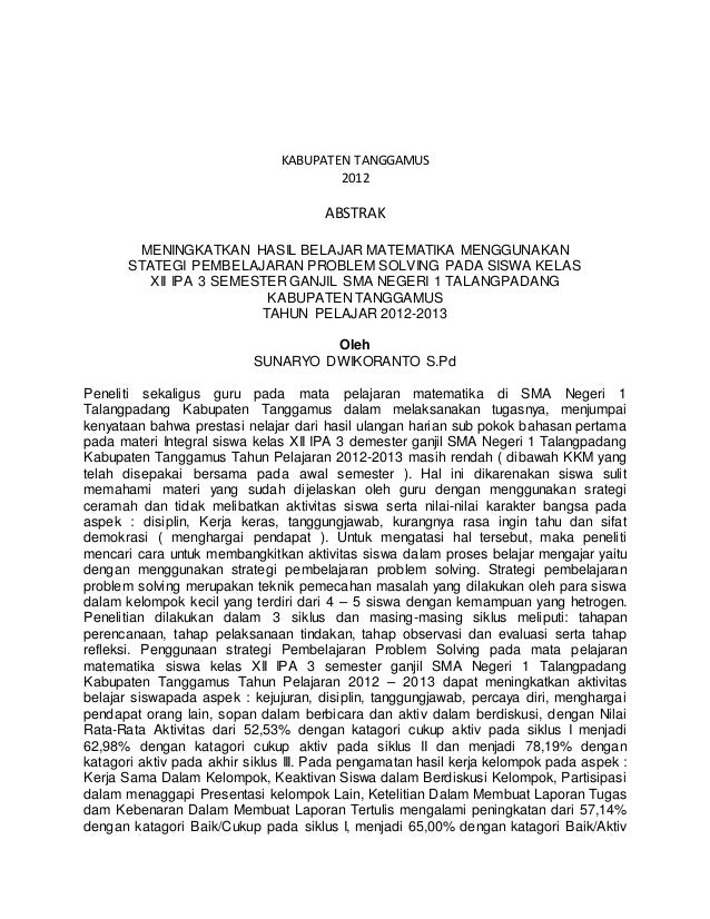 Cara Membuat Abstrak Penelitian Kualitatif