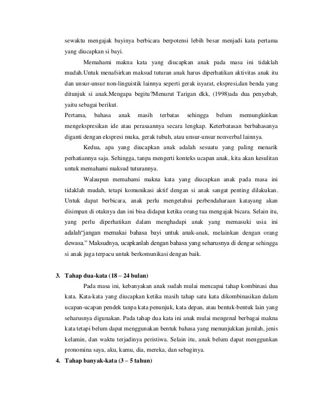 perkembangan bahasa anak