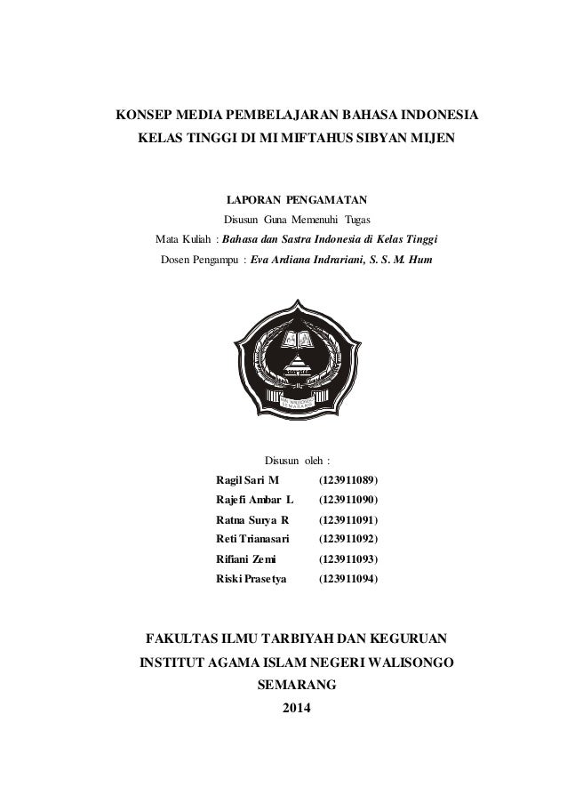 Laporan Pengamatan Bhs Indonesia Zemi