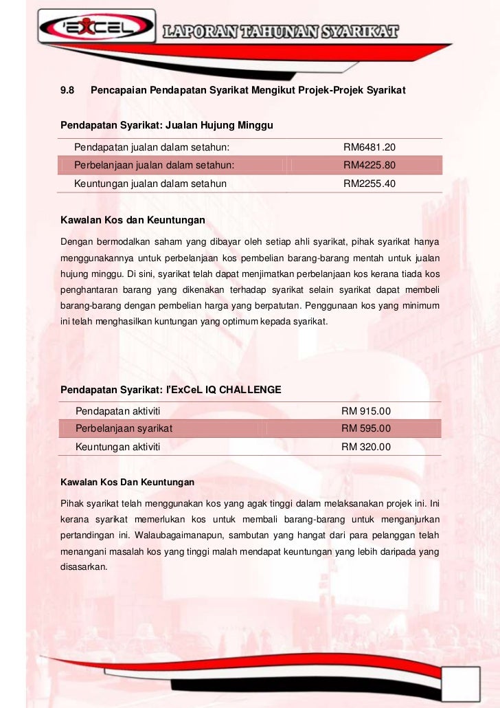 Penyata Kewangan Syarikat Adabi  Penyata Kewangan Syarikat Adabi