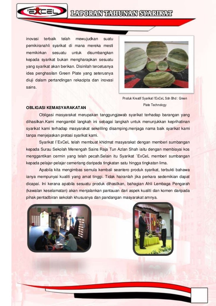 Contoh Laporan Tahunan Syarikat - Contoh 193