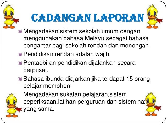 Laporan Penyata Razak