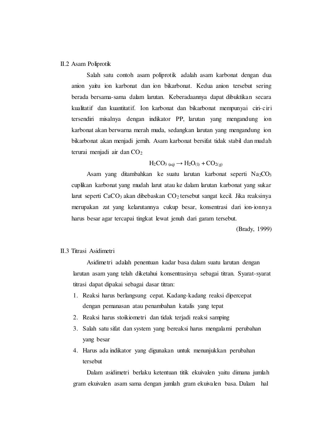 Laporan Percobaan Reaksi Asam Basa (Asam Poliprotik)