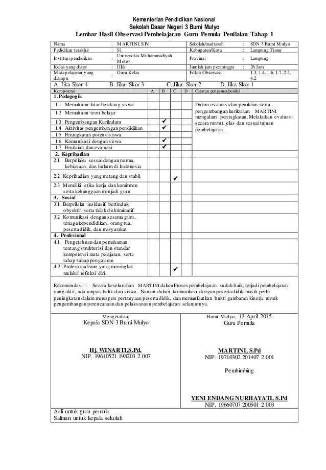 Laporan Pigp Martini Oke