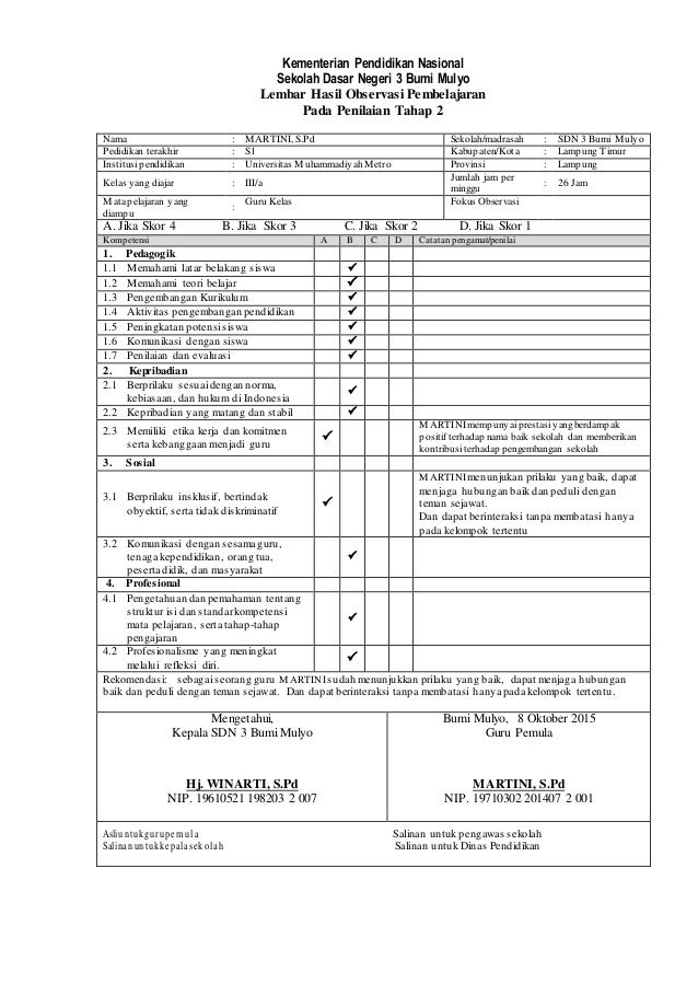 Laporan Pigp Martini Oke