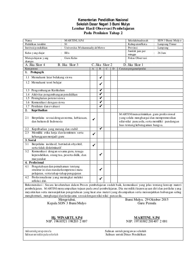 Laporan Pigp Martini Oke