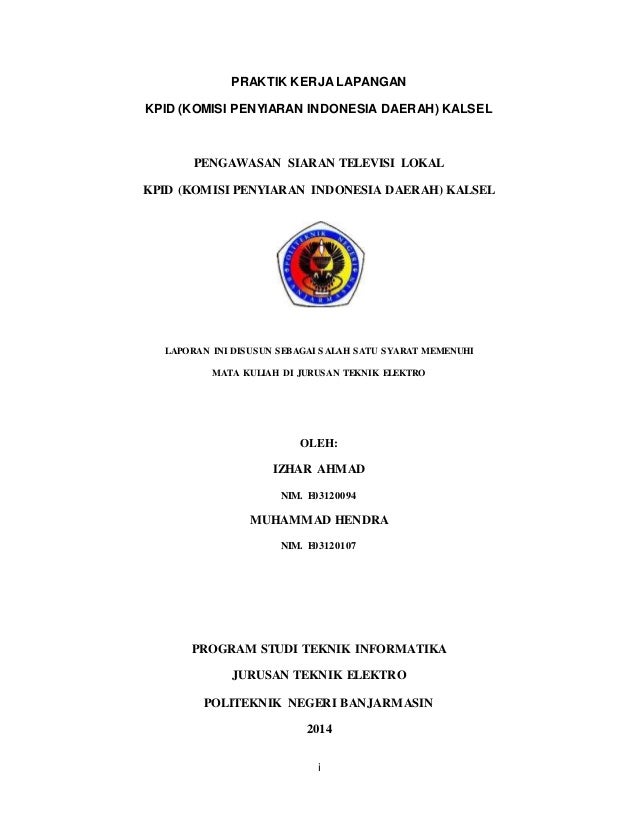 Contoh Makalah Visi Misi Kpid Download Contoh Lengkap Gratis