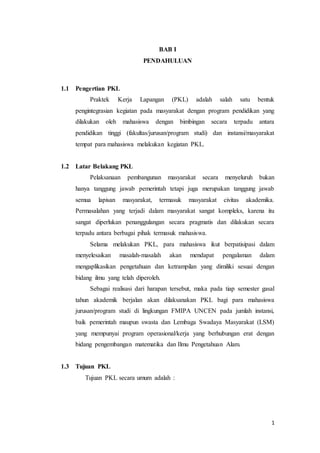 Contoh Takrifan Kerja Lapangan