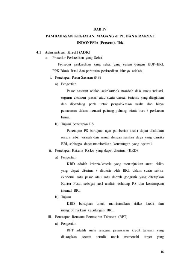 Contoh proposal magang di bank
