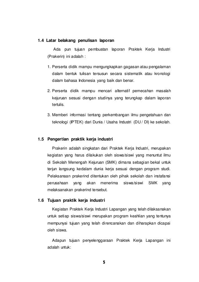 Contoh Laporan PKL di PT DAE HWA INDONESIA (DHI)