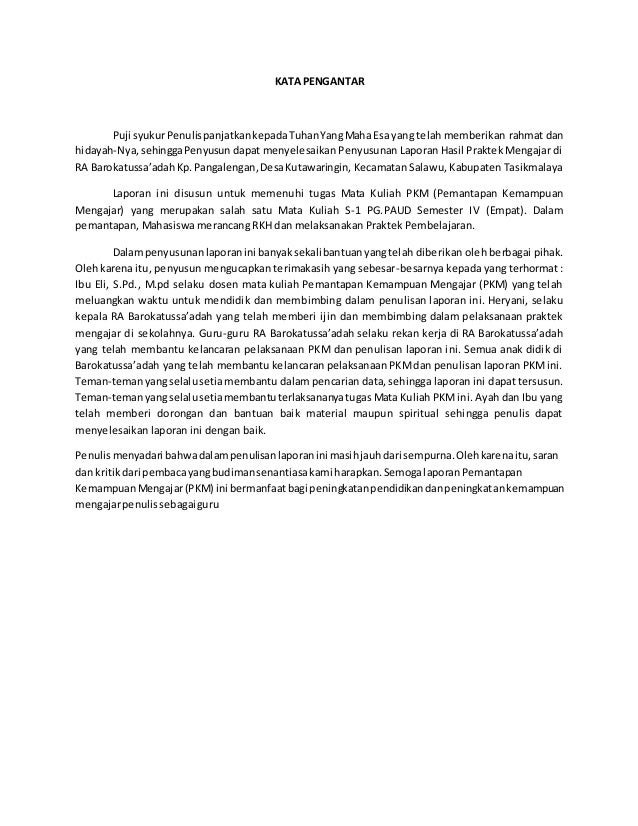 Laporan Pkm Pgpaud