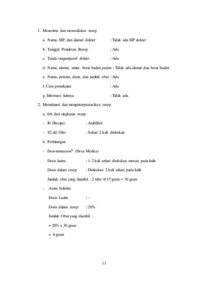 Laporan Pkpa Resep