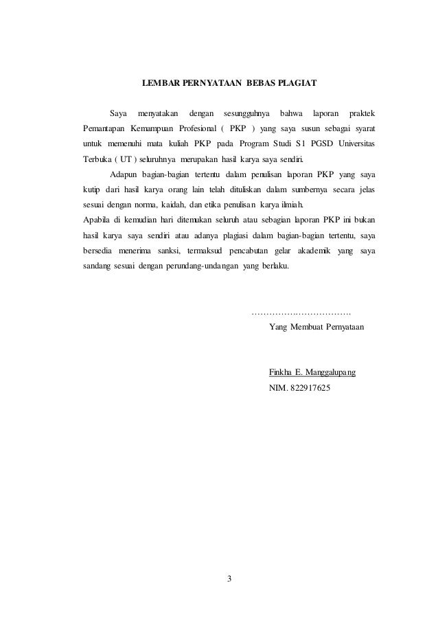 Laporan Pkp Finkha Manggalupang