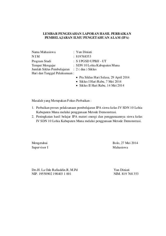 Laporan Pkp Yun Diniati