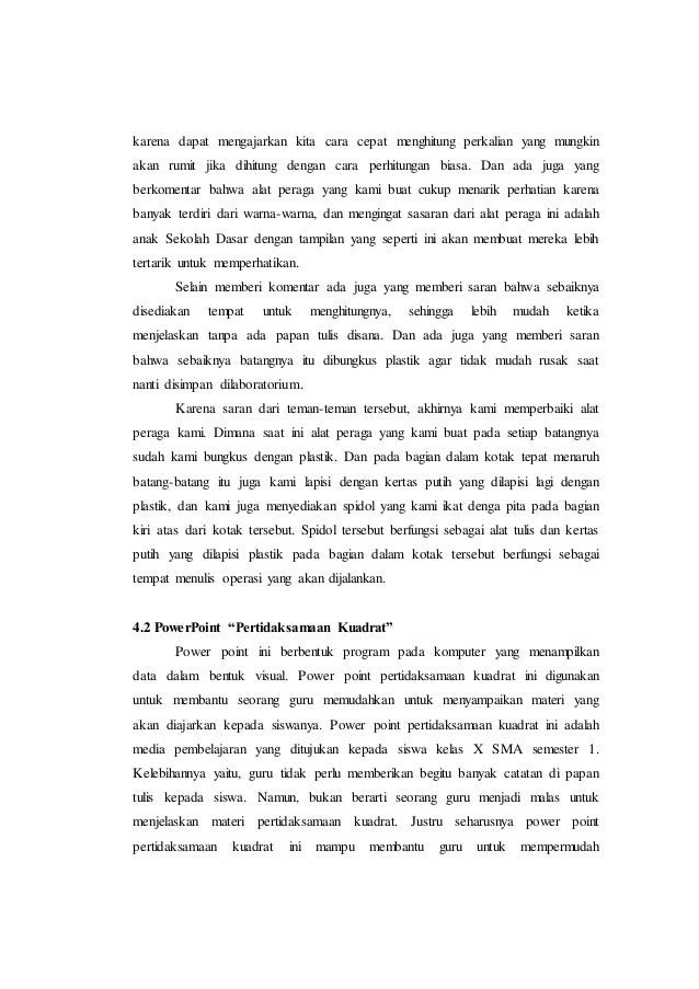 Laporan Kegiatan Media Pembelajaran Dan Tik