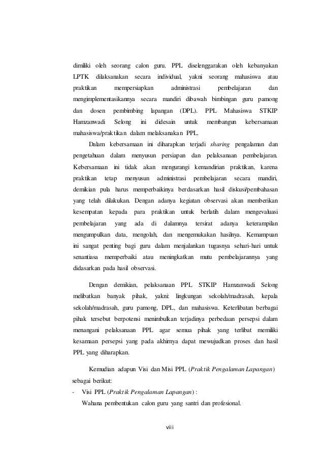 Laporan Ppl Kkn Kependidikan 2014 Hermansyah Laporan Ppl Kkn Kependidikan 2014 Hermansyah