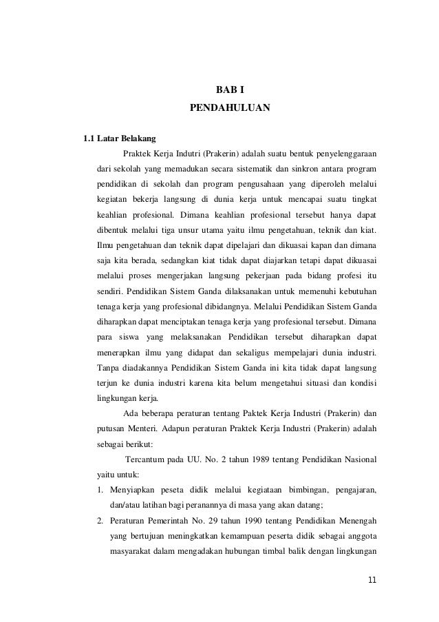 Laporan Prakerin 2014 2015