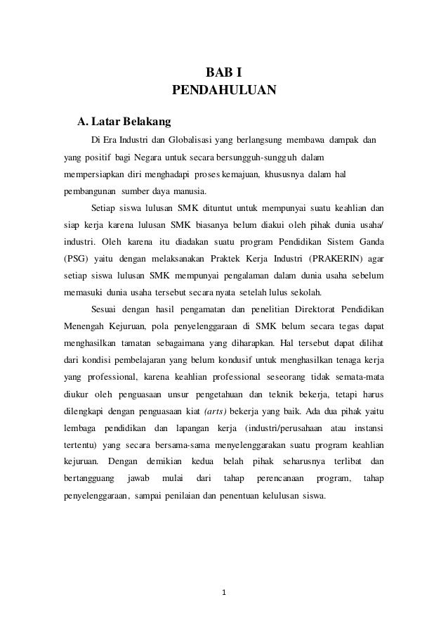 Laporan Prakerin