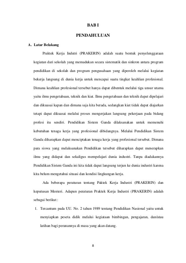 Laporan Prakerin Smk Pariwisata Baitul Hamdi Menes Banten Aida Rahm