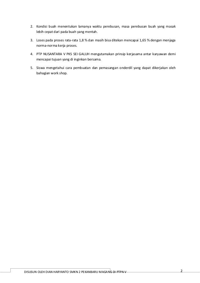 kesimpulan letter management industri praktek Laporan kerja kesimpulan letter management industri praktek Laporan kerja