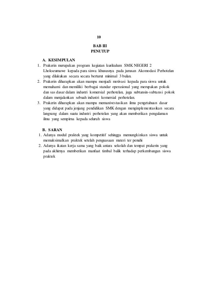 Laporan Praktek Kerja Industri