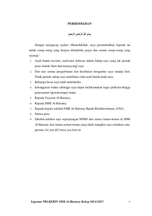 Contoh Motto Laporan Pkl Master Books