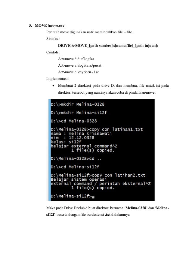 Laporan praktikum 4 Sistem Operasi - External Command (mem 