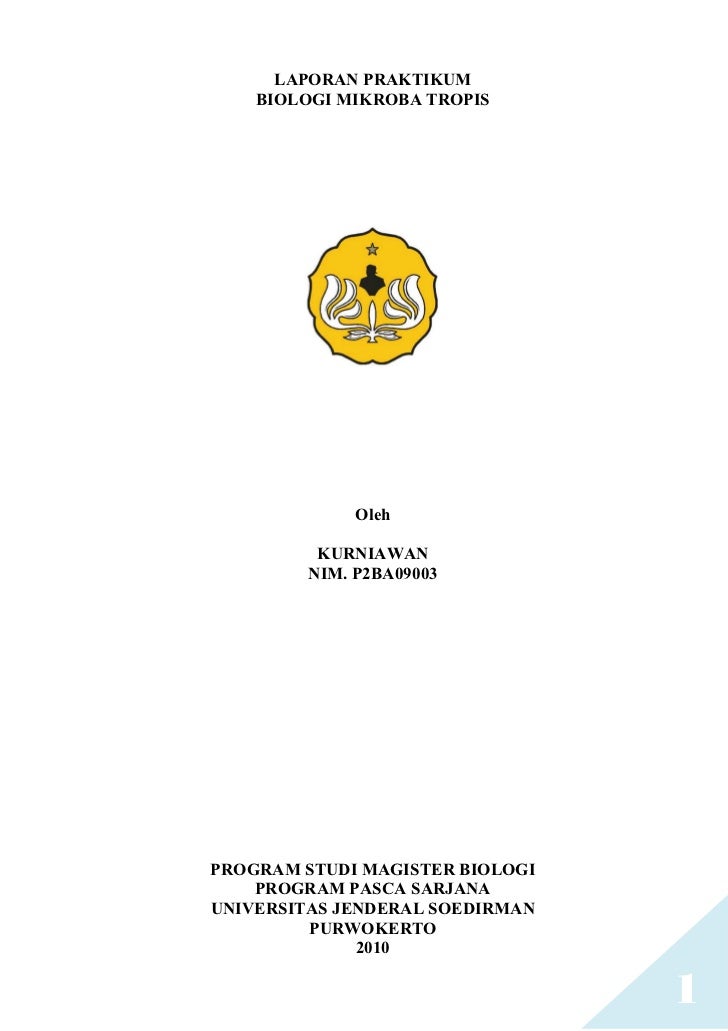 Laporan Praktikum Biologi Mikroba Tropis