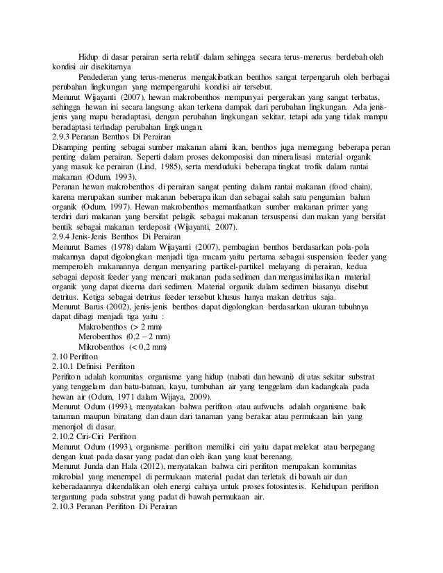 Laporan praktikum ekologi perairan