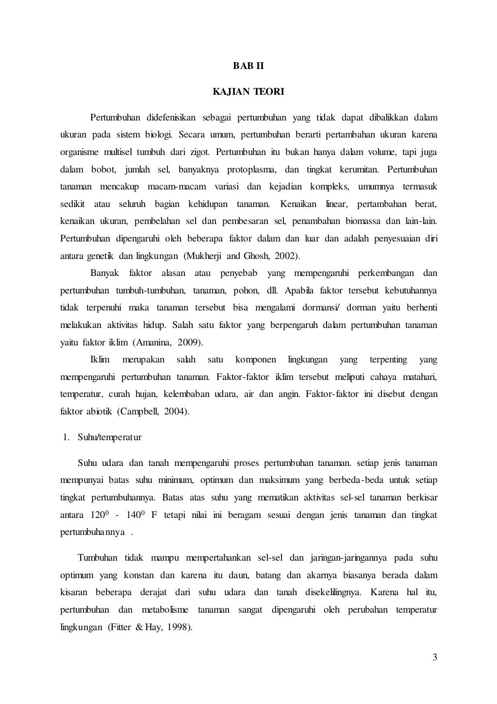 Laporan praktikum faktor iklim vivi