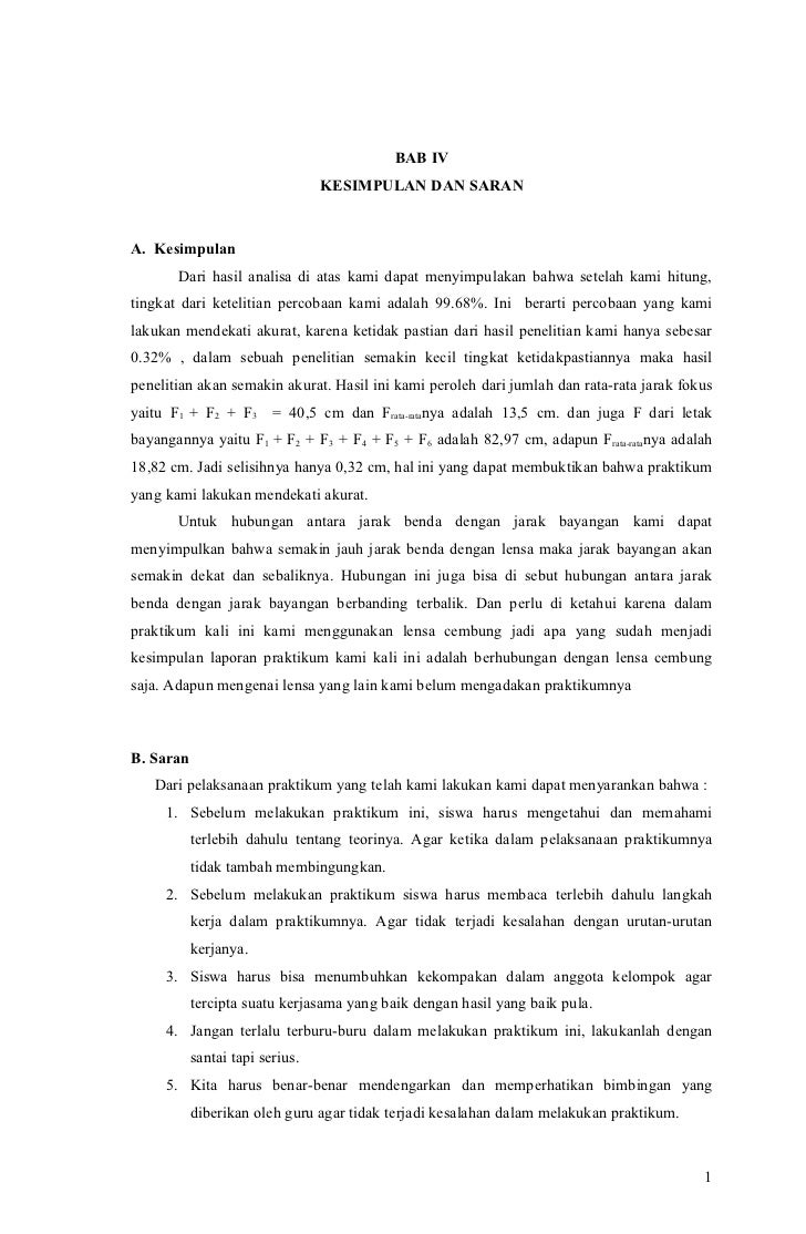 Laporan Praktikum Fisika 1