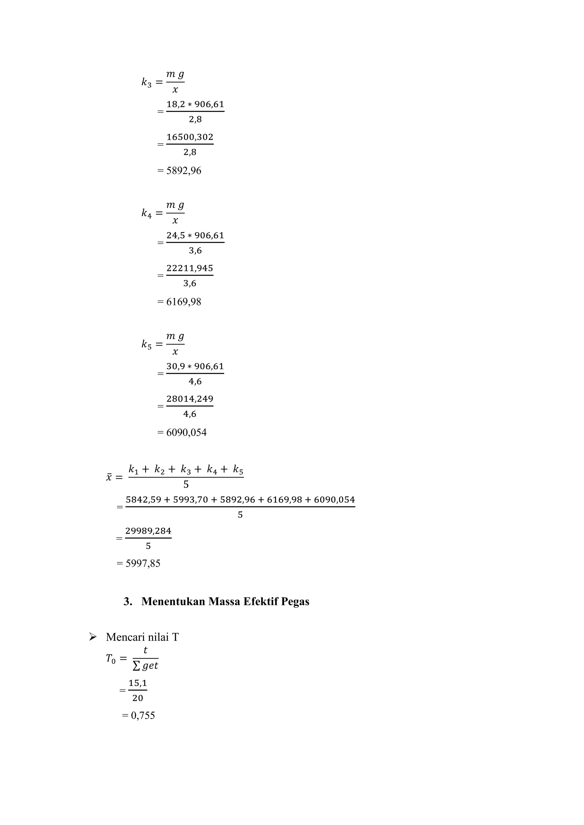 Laporan praktikum fisika dasar tetapan pegas | DOCX