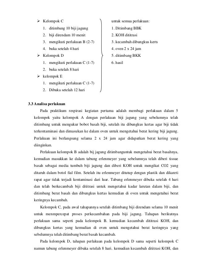  Laporan  praktikum  fisiologi  tanaman respirasi 