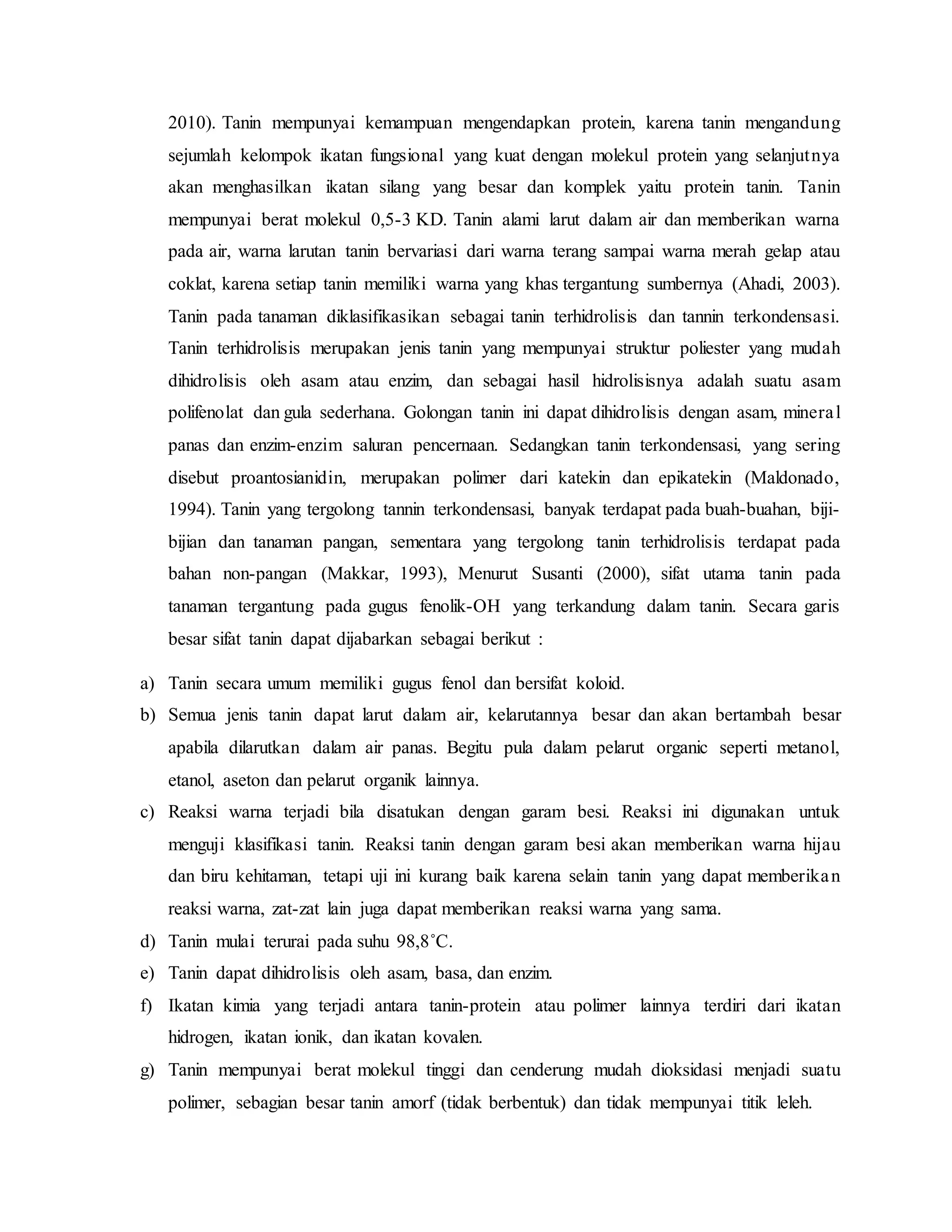 Laporan praktikum fitokimia identifikasi senyawa golongan polifenol dan ...