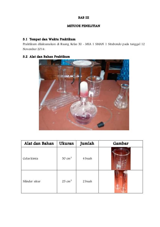 Laporan praktikum kimia  faktor yang mempengaruhi laju reaksi