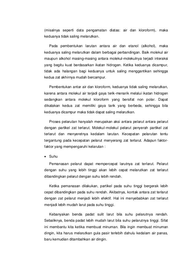 Laporan Praktikum Kimia Dasar