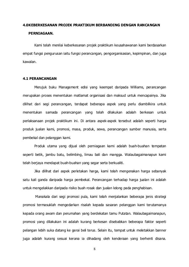Laporan Praktikum Menjual